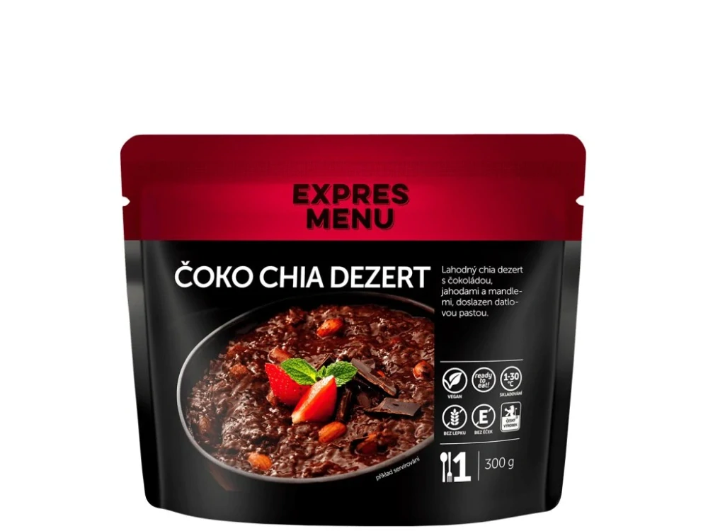 Kaše Čoko chia dezert
